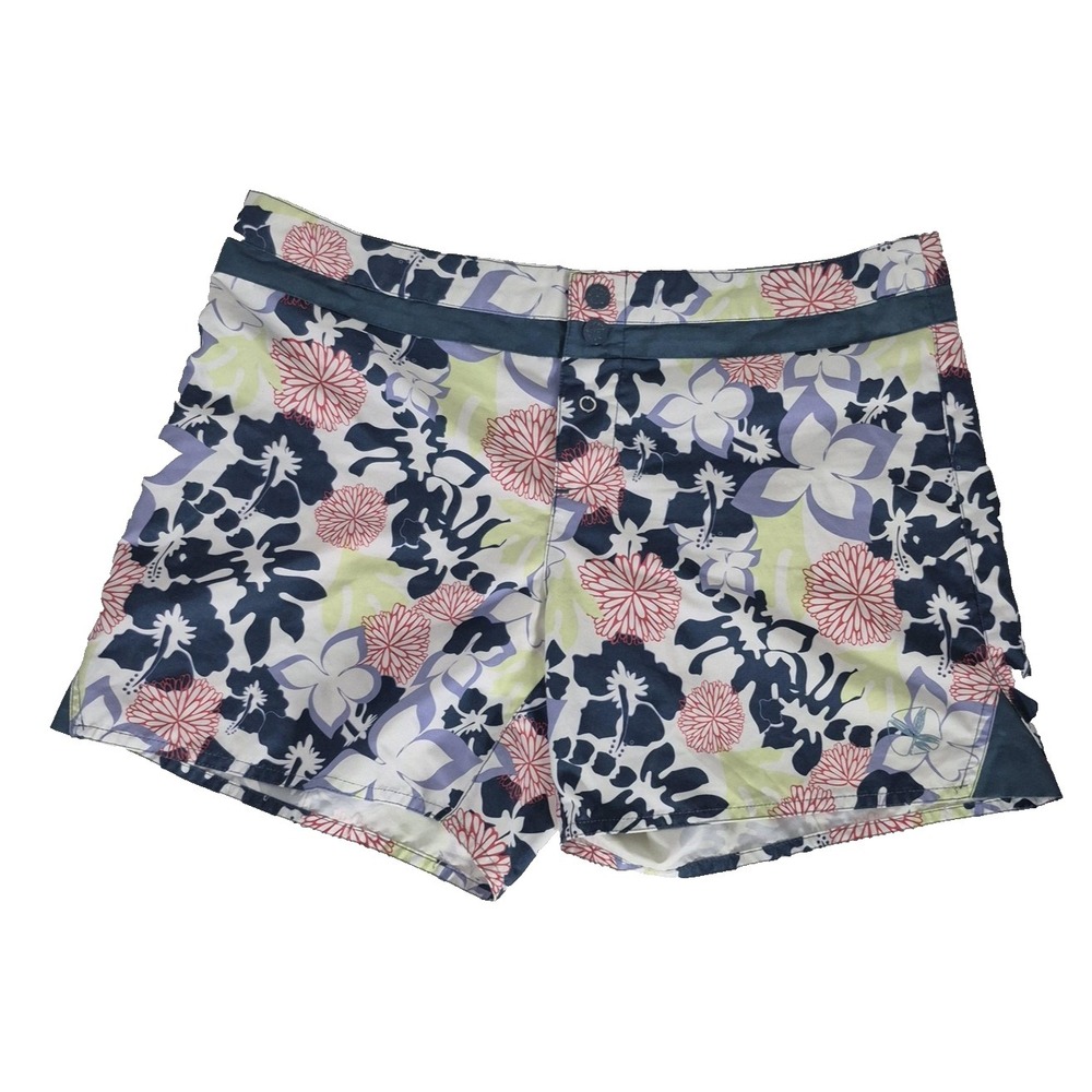Carve Designs Swim Board Shorts Womens 6 Multicolor Floral Quick Dry Beach